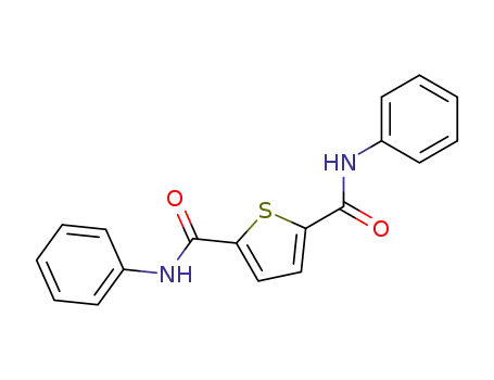 Molecular Structure of 18614-19-2 (2,5-Thiophenedicarboxamide, N,N'-diphenyl-)