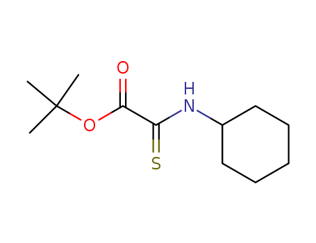 Acetic acid, (cyclohexylamino)thioxo-, 1,1-dimethylethyl ester