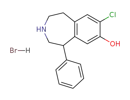 1H-3-Benzazepin-7-ol, 8-chloro-2,3,4,5-tetrahydro-5-phenyl-, hydrobrom ide