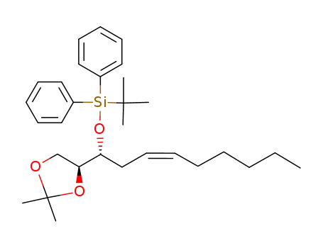 tert-Butyl-[(Z)-(R)-1-((S)-2,2-dimethyl-[1,3]dioxolan-4-yl)-non-3-enyloxy]-diphenyl-silane