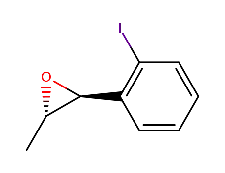 Molecular Structure of 77287-63-9 (Oxirane, 2-(2-iodophenyl)-3-methyl-, trans-)