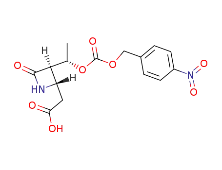 (+/-)-4β-carboxymethyl-3α-<(1R<sup>*</sup>)-1-(p-nitrobenzyloxycarbonyloxy)ethyl>azetidin-2-one