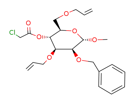 Methyl-3,6-di-O-allyl-2-O-benzyl-4-O-chloracetyl-α-D-mannopyranosid