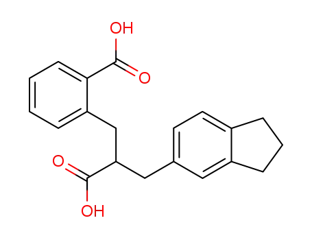 2-(o-Carboxybenzyl)-3-(5-indanyl)-propansaeure