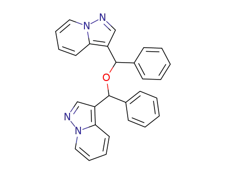 bis<α-(pyrazolo<1,5-a>pyrid-3-yl)benzyl> ether