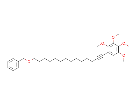 1-(14-Benzyloxy-tetradec-1-ynyl)-2,3,4,5-tetramethoxy-benzene