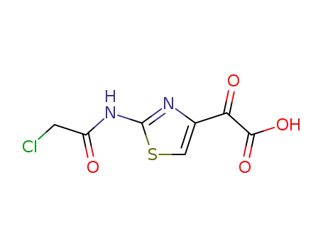 (2-chloroacetylamino-thiazol-4-yl)glyoxylic acid