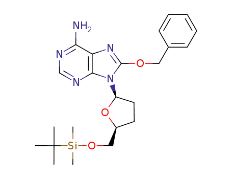 8-Benzyloxy-5'-O-tert-butyldimethylsilyl-2',3'-dideoxyadenosine