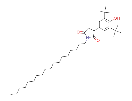 2,5-Pyrrolidinedione,
3-[3,5-bis(1,1-dimethylethyl)-4-hydroxyphenyl]-1-octadecyl-