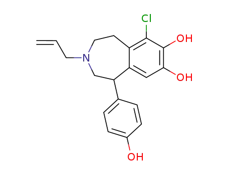 6-chloro-1-(4-hydroxyphenyl)-3-(prop-2-en-1-yl)-2,3,4,5-tetrahydro-1H-3-benzazepine-7,8-diol