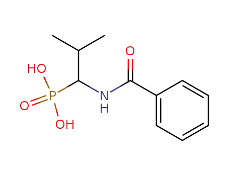 Molecular Structure of 35045-92-2 (1-N-Benzoylamino-2-methylpropylphosphonsaeure)