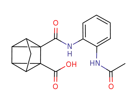 3-<(o-acetamidophenyl)carbamoyl>quadricyclane-2-carboxylic acid