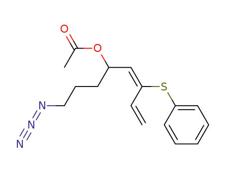 (E)-5-acetoxy-8-azido-3-(phenylthio)-1,3-octadiene