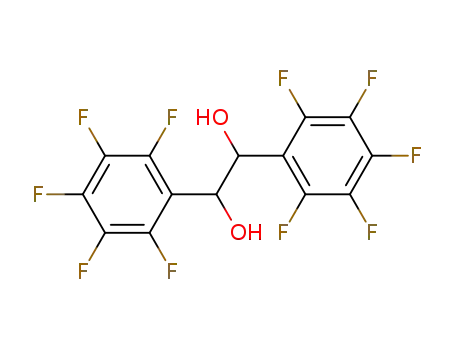 Molecular Structure of 5267-58-3 (1,2-Ethanediol, 1,2-bis(pentafluorophenyl)-)