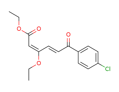 ethyl (2E,4E)-6-(4-chlorophenyl)-3-ethoxy-6-oxo-2,4-hexadienoate
