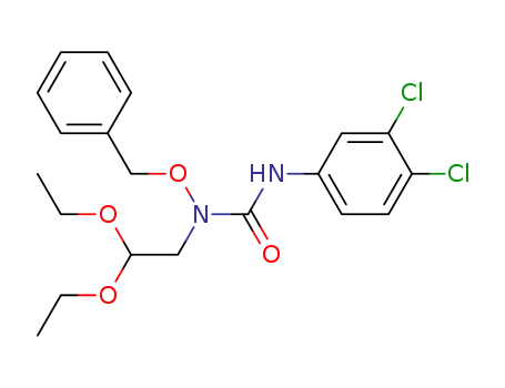 Molecular Structure of 116451-45-7 (Urea, N'-(3,4-dichlorophenyl)-N-(2,2-diethoxyethyl)-N-(phenylmethoxy)-)