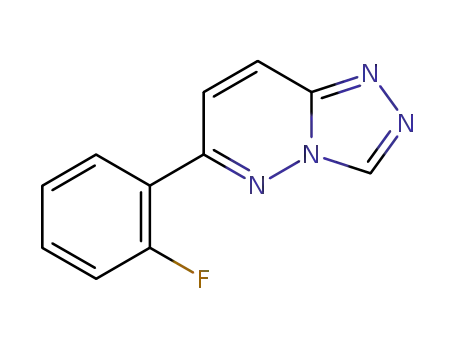 1,2,4-Triazolo[4,3-b]pyridazine, 6-(2-fluorophenyl)-