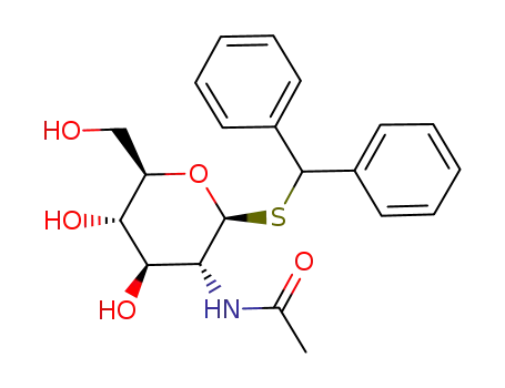 diphenylmethyl 2-acetamido-2-deoxy-1-thio-β-D-glucopyranoside