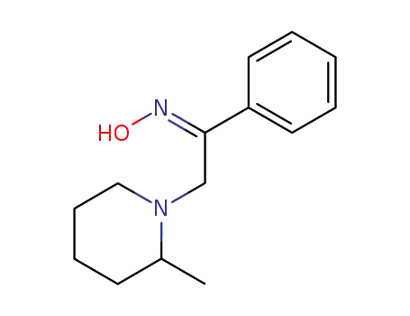 Molecular Structure of 16451-60-8 (Ethanone, 2-(2-methyl-1-piperidinyl)-1-phenyl-, oxime, (Z)-)