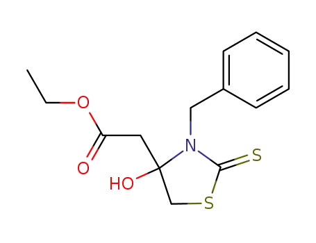 ethyl 3-benzyl-4-hydroxy-2-thioxothiazolidine-4-acetate