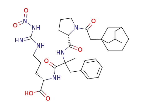 N-(1-adamantylacetyl)-L-prolyl-DL-α-methylphenylalanyl-N<sup>ω</sup>-nitro-L-arginine