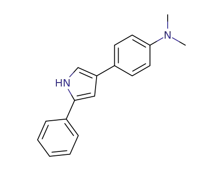 Molecular Structure of 862201-34-1 (2-PHENYL-4-(P-DIMETHYLAMINOPHENYL)-PYRROLE)