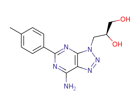 1,2-Propanediol,
3-[7-amino-5-(4-methylphenyl)-3H-1,2,3-triazolo[4,5-d]pyrimidin-3-yl]-,
(S)-