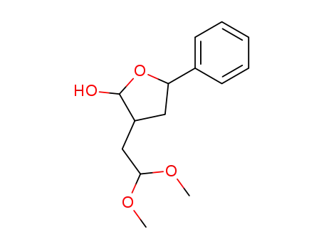 3-(2,2-Dimethoxy-ethyl)-5-phenyl-tetrahydro-furan-2-ol