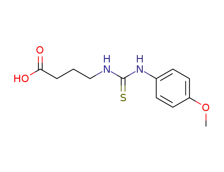 Butanoic acid, 4-[[[(4-methoxyphenyl)amino]thioxomethyl]amino]-
