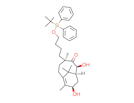 (1S,2S,4R,9R)-4-[4-(tert-butyldiphenylsilyloxy)butyl]-2,9-dihydroxy-4,8,11,11-tetramethylbicyclo[5.3.1]undec-7-en-3-one