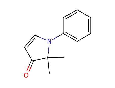 Molecular Structure of 96994-28-4 (3H-Pyrrol-3-one, 1,2-dihydro-2,2-dimethyl-1-phenyl-)