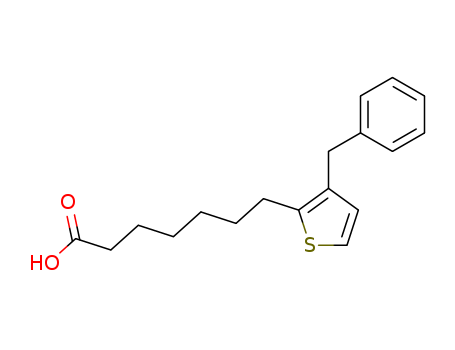 2-Thiopheneheptanoic acid, 3-(phenylmethyl)-