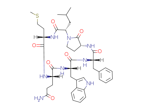 N~2~-[(2S,3Z)-2-({(2S)-2-[(3R)-3-amino-2-oxopyrrolidin-1-yl]-4-methylpentanoyl}amino)-4-(methylsulfanyl)but-3-enoyl]-L-glutaminyl-N-[(1S)-1-benzyl-2-oxoethyl]-L-tryptophanamide
