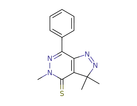 7-phenyl-3,3,5-trimethyl-3H-pyrazolo<3.4-d>pyridazine-4(5H)-thione