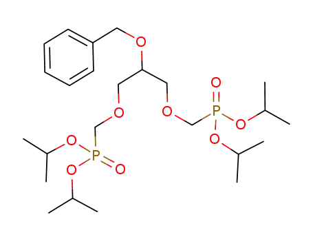 Molecular Structure of 927814-91-3 (2-(benzyloxy)-1,3-bis[(diisopropoxyphosphoryl)methoxy]propane)