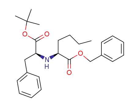 L-Phenylalanine, N-[1-[(phenylmethoxy)carbonyl]pentyl]-,
1,1-dimethylethyl ester, (S)-