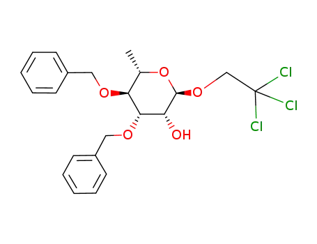 2,2,2-trichloroethyl 3,4-di-O-benzyl-α-L-rhamnopyranoside