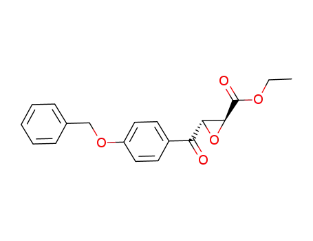 Oxiranecarboxylic acid, 3-[4-(phenylmethoxy)benzoyl]-, ethyl ester,
trans-