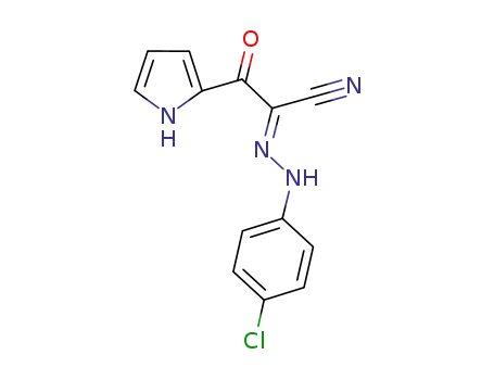 2-[(4-chloro-phenyl)-hydrazono]-3-oxo-3-(pyrrol-2-yl)-propanenitrile