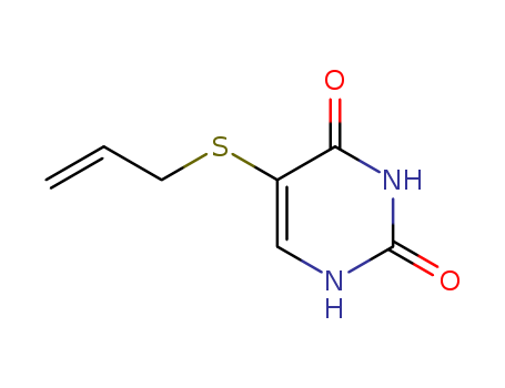 2,4(1H,3H)-Pyrimidinedione,5-(2-propen-1-ylthio)-