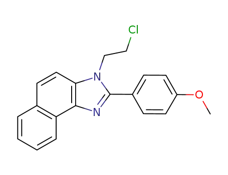 3H-Naphth[1,2-d]imidazole, 3-(2-chloroethyl)-2-(4-methoxyphenyl)-