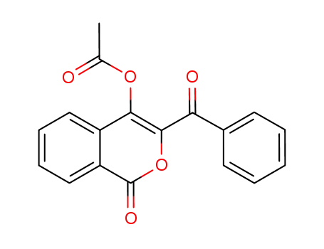acetic acid 3-benzoyl-1-oxo-1H-isochromen-4-yl ester