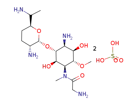 2-epi-fortimicin A disulfate