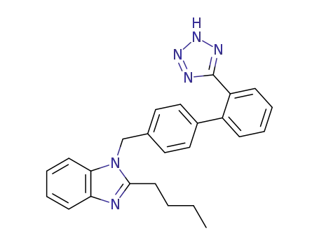 1H-Benzimidazole,
2-butyl-1-[[2'-(1H-tetrazol-5-yl)[1,1'-biphenyl]-4-yl]methyl]-