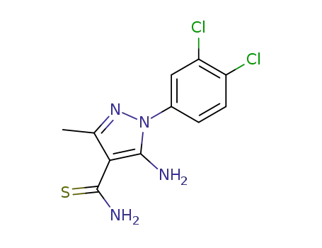 1H-Pyrazole-4-carbothioamide,
5-amino-1-(3,4-dichlorophenyl)-3-methyl-