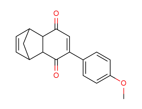 6-(4'-methoxyphenyl)-1,4α,4aα,5α,8β,8aα-hexahydro-1,4-methanonaphthalene-5,8-dione