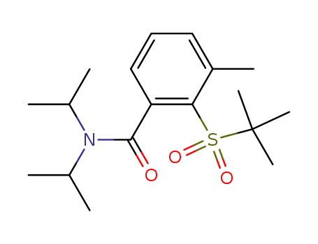 Benzamide,
2-[(1,1-dimethylethyl)sulfonyl]-3-methyl-N,N-bis(1-methylethyl)-