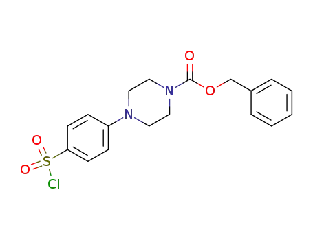 4-<(4-benzyloxycarbonyl)-1-piperazinyl>benzenesulfonyl chloride