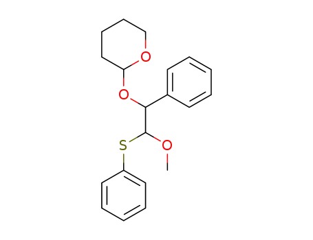2H-Pyran, tetrahydro-2-[2-methoxy-1-phenyl-2-(phenylthio)ethoxy]-
