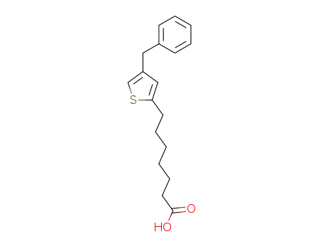 Molecular Structure of 142422-55-7 (2-Thiopheneheptanoic acid, 4-(phenylmethyl)-)